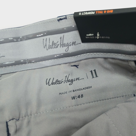Walter Hagen Deep Blue Men's Flat Front Shorts - Picture 4 of 6